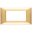 VIMAR - 14654.24 - Plate 4M techn. polished gold
