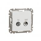 SCHNEIDER ELECTRIC - SDD111478S Sedna Design & Elements - TV/SAT Rosette 10db/3db, intermediate , white