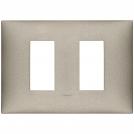 VIMAR - 09679.23 cover plate - 2 separate module matt titanium color NEVE UP