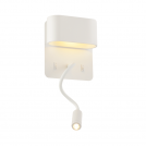 ACA LIGHTING - Аплик V86LEDW45WH  LED 8W 3000K 640LM WHITE METAL 16Χ9Χ45CM