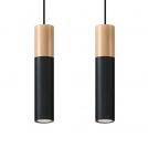 SOLLUX - pendant  lamp  PABLO 2 black  SL.0633