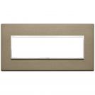 VIMAR - 21657.05 - Plate 7M aluminium dark bronze