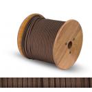 КАБЕЛ - Fabric textile cable 2х0.75 round brown