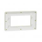 SCHNEIDER ELECTRIC - NU270459М New Unica - cover frame - 1 gang - 4 module - gold/ white mirror surface (2)