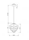 MAYTONI - pendant luminaire GLOBO P053PL-01GR E27, 1X40W (1)