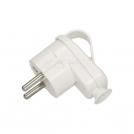 ORNO - Щепсел 2P+E 16A с ринг и кабел на 90° Бял - WT-16UZ/BIALY