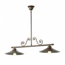 INCANTI - pendant luminaire LEA 02-905 STRUCTURA SU 2X42W E27 BR (TELESCOPIC)