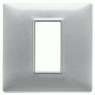 VIMAR - 14641.71 - Plate 1M metal Silver