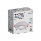 V-TAC - GU10 Fitting Round White PC SKU: 6632 (4)