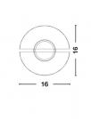NOVA LUCE - Аплик  POLSO 6161203 LED 6W, 390lm, 3000K  D:16 W:5cm  (2)