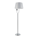 ELMARK - CARMEN FLOOR 1xE27 WHITE/CHROME  955CARMEN1F