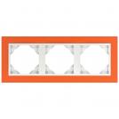 EFAPEL - TRIPLE FRAME ORANGE/ICE 90930 TJG LOGUS 90 Animato