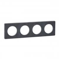 SCHNEIDER ELECTRIC - S530808V Odace Touch aluminium декоративна рамка четворна камък