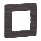 LEGRAND - Единична рамка NILOE 397091 Тъмно дърво