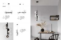 NOVA LUCE - Пендел ODILLIA 9009251 LED G9 6x5 Watt 230 Volt IP20 (4)