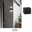 NOVA LUCE - Wall lamp  L:9.8, W:10, H:8 cm.   9136180  EPIC ⚡ LED 6W ⚡ 579Lm ⚡ 3000K ⚡ ∡90° ⚡ 220-240V ⚡ IP20 ✴ Black 