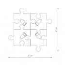 NOWODVORSKI - wall/ceiling luminaire PUZZLE IV 6382 (1)