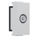 ACA LIGHTING - MODYS TV-R SOCKET MALE CONNECTOR IVORY 1 M. ENL-LINE IP20 10101312238