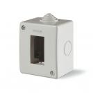 SCAME - Bracket for outdoor installation IP40 1 mod. Unibox color GRAY - 136.4121