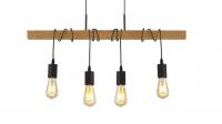 SEARCHLIGHT - Ceiling Pendant WOODY 95041-4BR Е27 4x60W (3)