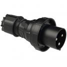 PCE - CEE-plug 125A 3p 6h IP67 POWER TWIST black  043-6xs
