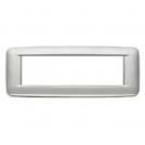 VIMAR - 20687.N13 - Eikon Chrome Round Рамка 7М италиански стандарт Matt silver