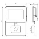 VIVALUX - LED прожектор със сензор SHIFT LED 30W 6400K IP44 VIV004537 (1)