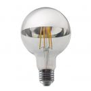 ACA LIGHTING - LED FILAMENT E27 DIM G95 8W SILVER 2700K 230V AC 900LM RA80 30000H 180° PALA958WWDIMS 