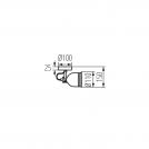 KANLUX - Wall & ceiling lighting fitting DERATO EL-1O W-SR - 35641 (3)