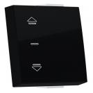 ACA LIGHTING - MODYS BUTTON WITH INDICATOR & SYMBOL ARROWS 2M. MATT BLACK 10101333494