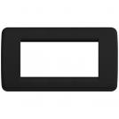 VIMAR - 16764.D.15 - Rondò plate 4M Silk black