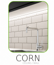 ACA LIGHTING - CORN Black profile with opal diffuser 2m P161U100MB (2)