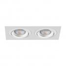 KANLUX - Ceiling-mounted spotlight fitting SEIDY CT-DTL250-W/M 2x50W 19455