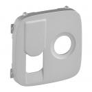 LEGRAND - 7 548 37 Cover plate Valena Allure - TV socket 0-2400 MHz + RJ 45 Cat. 6 UTP - alu.