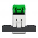 SCHNEIDER ELECTRIC - NU341554 Розетка RJ45, кат. 6 UTP двумодулна антрацит New Unica (2)