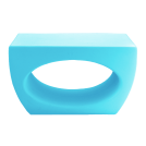 ELMARK - TABLE BORNEO TURQUOISE IP65 - 97BORNEO/89