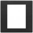 VIMAR - 22668.23 - Plate 8M leather Black Forest