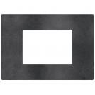 BTICINO - cover plate 3 modules Dark Grey Light Now YA4803DS