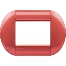 BTICINO - LNB4803SS Round cover plate 3 modules - sunset