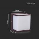V-TAC - 8W LED Стенен Аплик 3000К 750lm IP65 Кафяв SKU: 10282 (4)