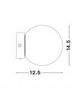 NOVA LUCE - аплик  JOLINE  9919601 LED 6W, 450LM,  3200K, IP20 (4)