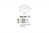 AZZARDO - LED Плафон  RING LED AZ2945 (3)