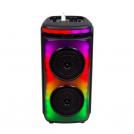 V-TAC - 400W Rechargeable Speaker With 1 Wired Microphone RF Control and Handle 2x6.5 inch SKU: 7676