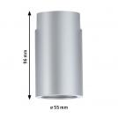 PAULMANN - 94973 URail rail spot socket single spot ⏺E27 max. 20W dimmable ~230V ⏺chrome matt (7)