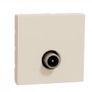 SCHNEIDER ELECTRIC - NU346244 TV socket Two modules ivory male