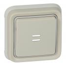 LEGRAND - Push-button Plexo IP55 - illuminated changeover - flush mounting - white  69861