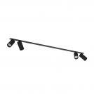 NOWODVORSKI - Шина за вграждане 7836 MONO SURFACE IV BLACK  • GU10 4X10W only LED • IP20