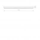 NOWODVORSKI - Плафон 7551 STRAIGHT LED GRAPHITE CEILING 120 (1)