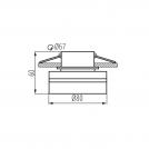 KANLUX - Ring for spotlight fittings GOVIK-ST DSO-B/G 29234 (1)