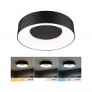 PAULMANN - LED Плафон  71096  CASCA⚡IP44⚡WHITE SWITCH⚡1500LM⚡230V⚡16W⚡3000K - 6500K✴Черен мат 